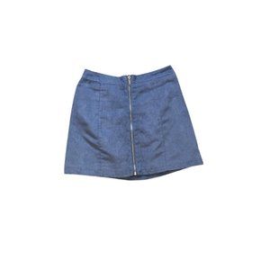 H&M Zipper Front Mini Skirt S